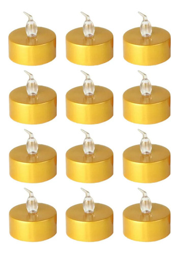 12 Minivelas Led Velas Halloween Con Pilas