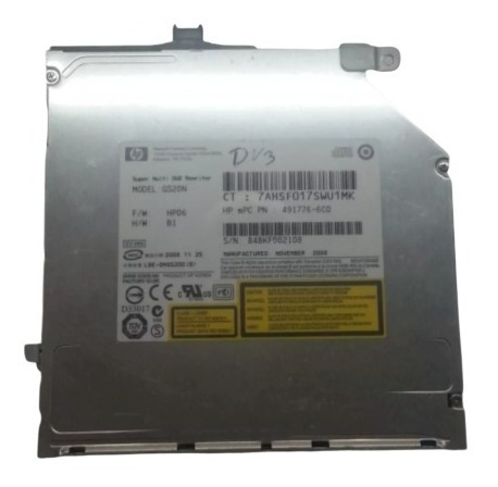 Rw Dvd Slim Notebook Dv3 Serie 1000 Sin Bandeja 506235 001