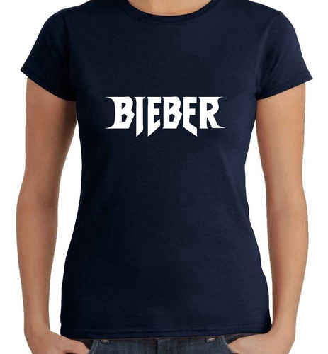 Remera Mujer Justin Bieber 100% Algodón Calidad Premium