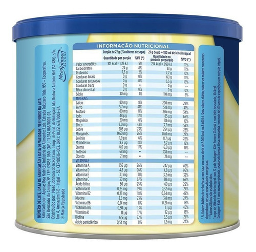 Complemento Alimentar Sustagen Kids Sabor Baunilha - Lata 38