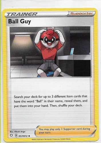 Pokémon Ball Guy 57/72 Uncommon.