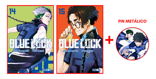 Combo Blue Lock 14 Y 15 - Manga - Ivrea