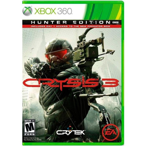 Crysis 3 Hunter Edition Xbox 360 Mídia Física Novo Lacrado