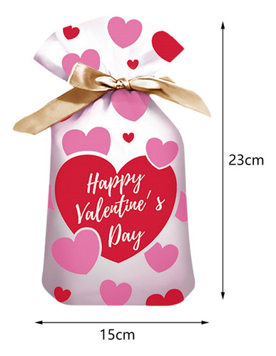 50x Bolsa De Regalo Del Día De San Valentín Bolsas De