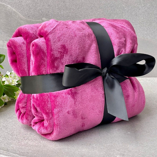 Manta Fleece Extra Soft Pink 100% Poliéster