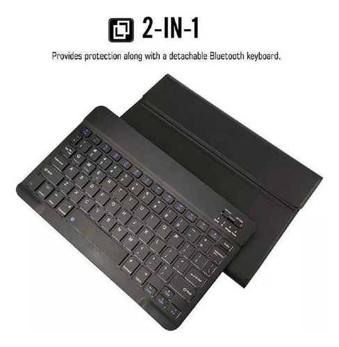Funda+teclado Retroiluminado Para Galaxy Tab A 8.0 Sm-p200