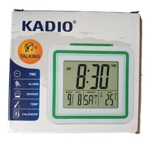 Despertador Alarma Reloj  Mesa Digital Grande Temperatura
