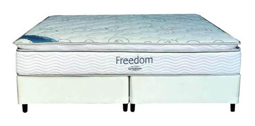 Conjunto Box Completo King Size Ortobom Freedom 1860x1980x05