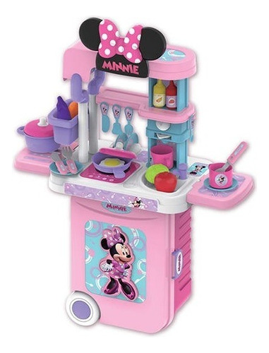 Set Maleta - Cocina 23 Piezas - 3 En 1 - Minnie