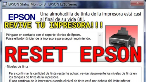 Reset Definitivo Error Almohadilla Impresoras Epson Windows