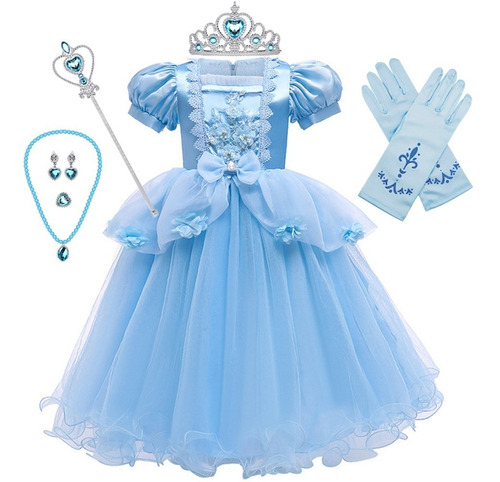Lzh Vestido De Princesa Cenicienta Vestido De Ropa Para Niños Vestido De Pastel De Princesa