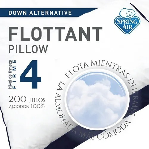 Almohada Flottant Blanca Estándar 100% Algodón Spring Air
