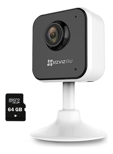 Cámara Seguridad Inalambrico Wifi Full Hd C1hc + Sd 64gb