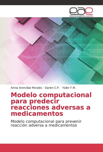 Libro: Modelo Computacional Para Predecir Reacciones Adversa