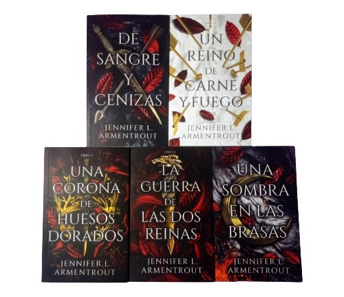 Saga De Sangre Y Cenizas + Precuela (5 Libros)- Armentrout -