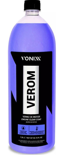 Verniz De Motor Verom Vonixx Brilho* Proteção Base Água 1,5l