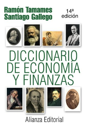 Libro Diccionario De Economía Y Finanzas De Ramón Tamames, S