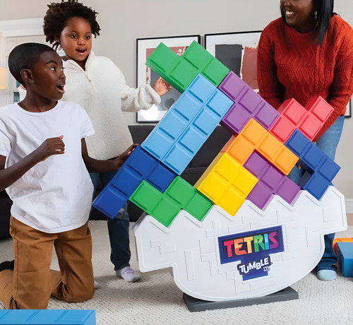Juego Mesa Tetris Torre Gigante De Bloques