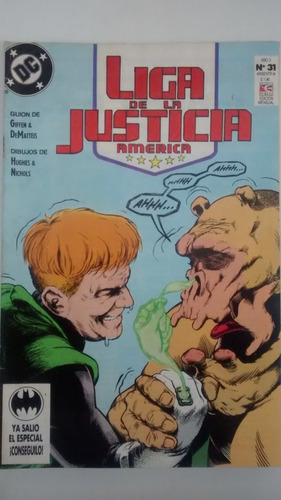 Liga De La Justicia America N°31 - Dc Comics - Usado
