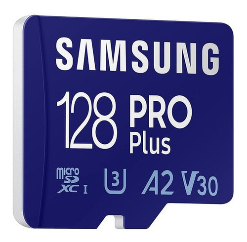 Imagen 2 de 6 de Tarjeta De Memoria Samsung Pro Plus Con Adaptador 128gb 160mb/s Mb-md128ka/am