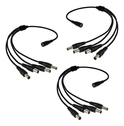 Cable Pulpo Multiples 1 A 4 Splitter  Alimentacion Cctv X 3