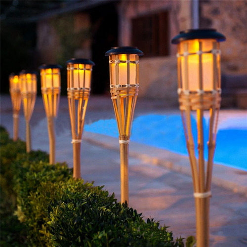 Decoración De Luz Nocturna Parpadeante Con Fuego Artificial