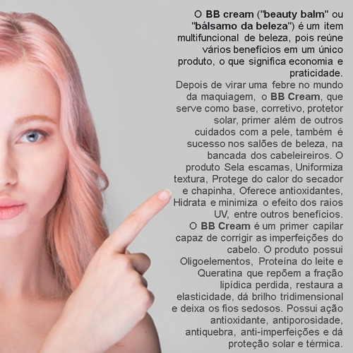 Combo Creme Pentear +spray Brilho + Reconstrutor + Sos Lissé