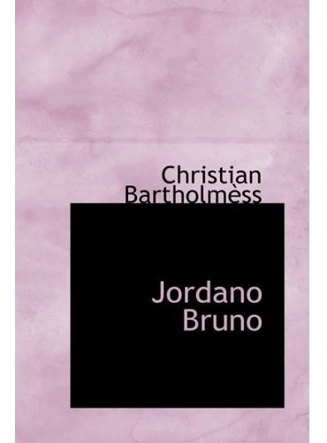 Livro Jordano Bruno - Capa Dura