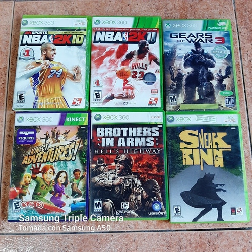 Lote De Juegos Para Xbox 360 Originales! $1699 Los 4!! 