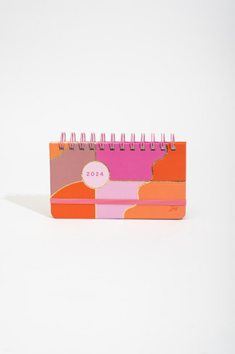 Agenda Sem. Pocket C/esp.17x9.4 2024 Pastel Fw Geometrica