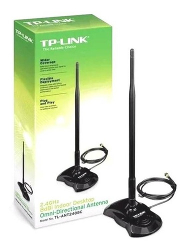 Antena Omnidireccional Tp-link Tl-ant2408c 8dbi 2.4 Ghz 
