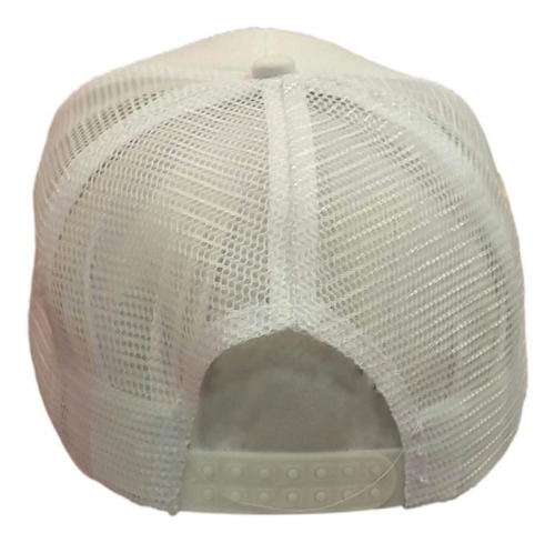 Imagen 3 de 7 de Gorra Trucker Globo 2 Bordado Huracán Blanco
