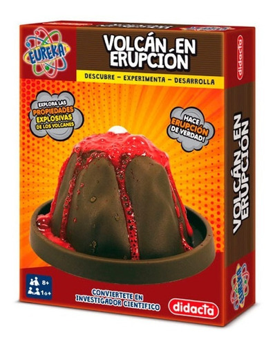 Volcán En Erupción - Juego De Mesa Didacta - Vamos A Jugar