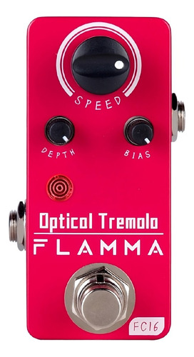 Pedal Mini Tremolo Para Guitarra Flamma Fc16