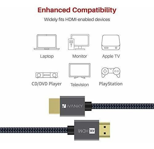 Hdmi Velocidad 4k 6.56 pie Jt