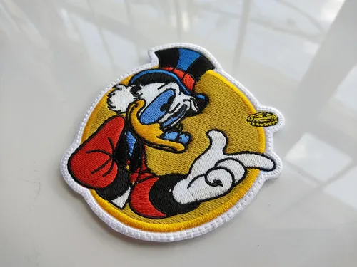 Parche Bordado Tio Rico Mc Pato Disney Pato Donald