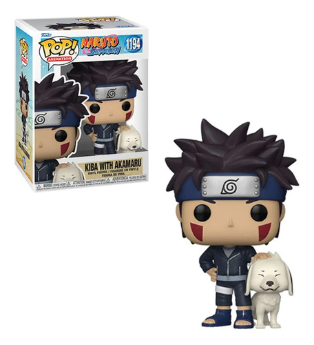 Funko Pop Animation Naruto Kiba W Akamaru