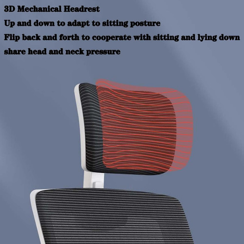 Silla Ejecutiva Giratoria Reposa Cuello Ajustable Lumbar
