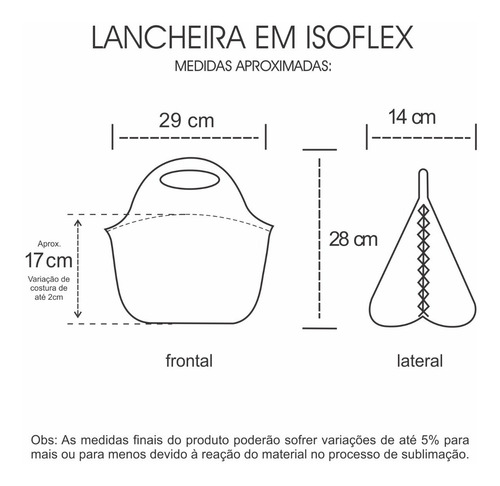 Imagem 6 de 7 de Kit Bolsinha Com Necessaire De Mão Em Isoflex - Isoprene