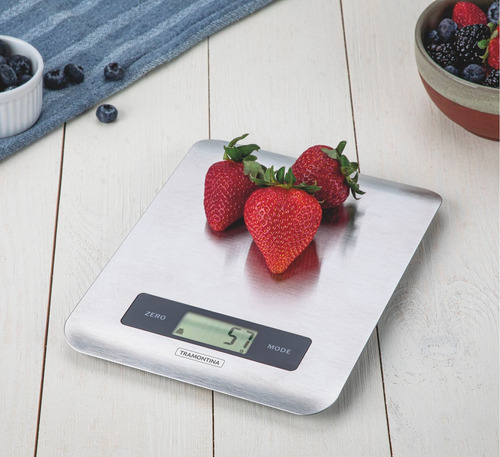 Imagem 5 de 10 de Balança Digital Para Cozinha Tramontina Utility Inox 5 Kg