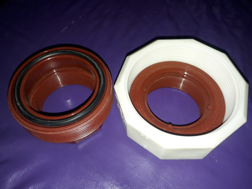 Union Doble Hembrahembra Plastico 2 Pulgadas J3l.no Se Envia