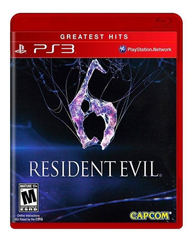 Jogo Novo Mídia Física Resident Evil 6 Greatest Hits Pra Ps3
