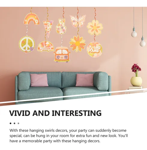 Set De Decoración En Espiral Para Fiestas, Adornos De Techo