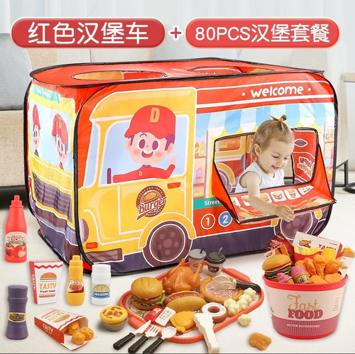 Juguetes De Cocina De Simulación Para Niños: Pizza, Hamburgu