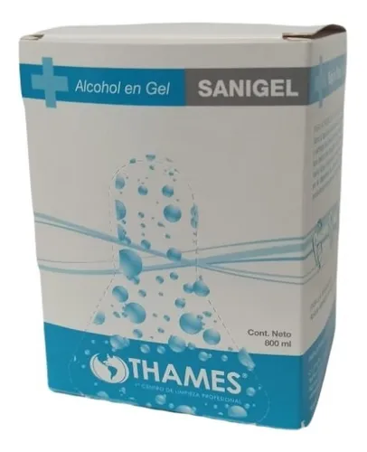 Alcohol En Gel Bag In Box - Pouch 800 Ml X 6 Unidades