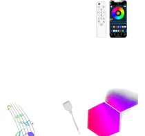 Comprar Panel Hexagonal Rgb Led Tisofu Control App Expansión