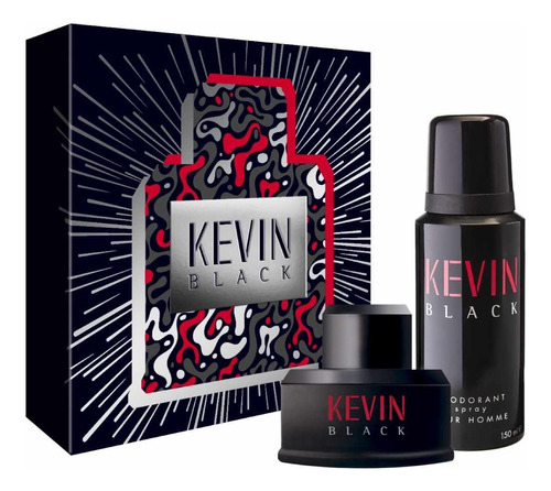 Perfume Kevin Black 60 Ml + Desodorante 150 Ml