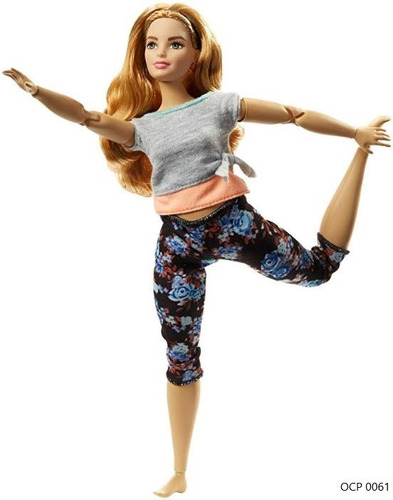 Barbie Feita Para Mexer Yoga Ruiva Classica Ms
