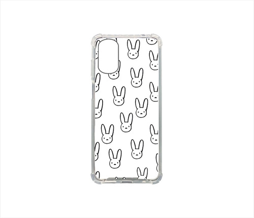 Funda Protector Transparente Bad Bunny  Motorola (serie G)