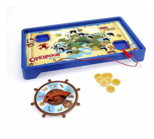 Juego De Mesa Operando De Jake Y Los Piratas Marca Hasbro